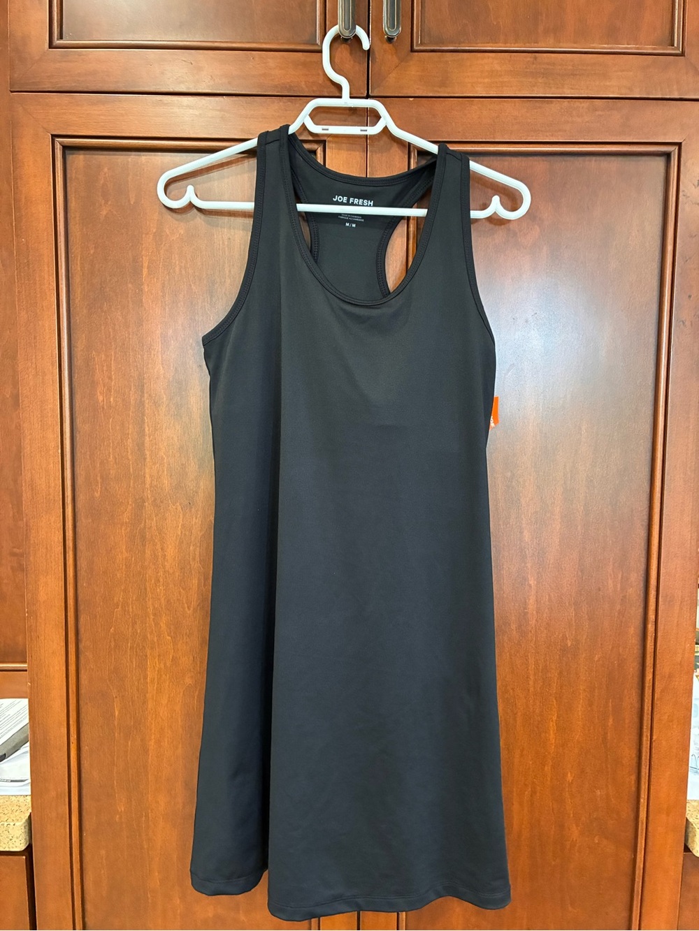 NWT Joe Fresh Black Racerback Sport Tank Dress